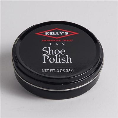 FB-KEPW21T003Z-Kellyins Paste Wax Shoe Polish - Mid Tan