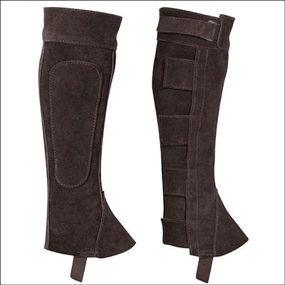PL-1330CSBR-CHILD SMALL BROWN HALF SUEDE LEATHER CHAPS BY PERRIS LEATHER