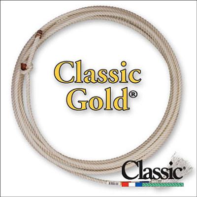 CE-GRR335-WESTERN TACK HORSE CLASSIC GOLD ROPE 35 Feet BY CLASSIC ROPE