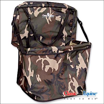 CE-FAF-CLASSIC EQUINE HORSE HAY BAG LIGHT WEIGHT BLACK / CAMOUFLAGE