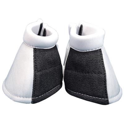 CE-3DXWWH-WHITE CLASSIC EQUINE DYNO HORSE OVER REACH NO TURN BELL BOOTS
