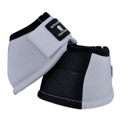 CE-CNTKVWH-WHITE CLASSIC EQUINE HORSE KEVLAR NO TURN BELL BOOT