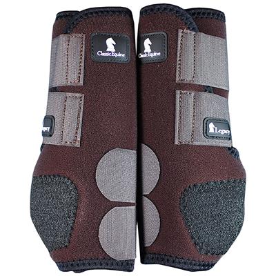 CE-CLS200CH-CHOCOLATE CLASSIC EQUINE LEGACY SYSTEM HORSE HIND SPORT BOOT PAIR
