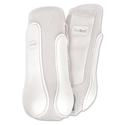 CE-PT100W-WHITE CLASSIC EQUINE WESTERN HORSE TACK PRO TECH FRONT BOOTS