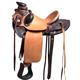 BHWD015-HILASON BIG KING WESTERN WADE RANCH ROPING SADDLE HAND TOOLED FLORAL CARVED