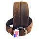 BR-53709-SILVER CREEK CLASSIC WESTERN LEATHER MANS BELT BROWN MADE IN THE USA