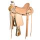 BHWD069-HILASON BIG KING WESTERN WADE RANCH ROPING SADDLE HAND TOOLED BARB WIRE BORDER