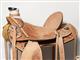 BHWD077-HILASON HAND TOOLED LEATHER WESTERN BIG KING WADE RANCH ROPING HIGH BACK SADDLE