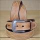 3D-1371-3D 1 1/2 INCH BROWN MEN'S WESTERN FASHION LEATHER BELT REMOVABLE BUCKLE