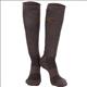 HZ-31267-TBR-BROWN HORZE SUPPORTIVE KNEE LEG COTTON BREATHABLE SOCKS HORSE RIDNG