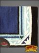 FEDP223-GEL-G223 HILASON WESTERN NEW ZEALAND WOOL GEL SADDLE BLANKET PAD BLUE WHITE BLACK