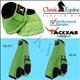 CE-CLS100200CDNLG-GREEN CLASSIC EQUINE FRONT REAR LEGACY SPORTS HORSE LEG NO TURN BELL BOOTS