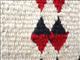 FEDP256-White Red Saddle Blanket Rodeo