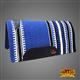 FEDP279-Blue White Saddle Blanket