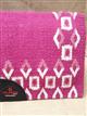 FEDP281-Saddle Blanket Wool Pink White