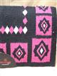 FEDP295-Pink White Saddle Blanket