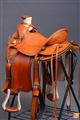 BHWD069ST-WD069ST HILASON BIG KING WESTERN WADE RANCH ROPING LEATHER HORSE SADDLE