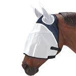 TOUGH1 WESTERN HORSE TACK GROOMING ACCESSORIES FLY BONNET MASK WITH EARS