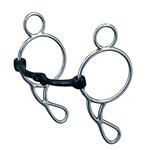 WEAVER LEATHER GAG HORSE BIT 5 INCH SWEET IRON SNAFFLE MOUTH