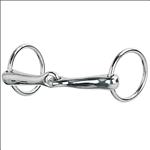 WEAVER LEATHER HORSE PONY RING SNAFFLE BIT NICKLE PLATED
