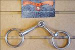 CIRCLE Y NICKLE PLATED LOOSE RING SNAFFLE BIT HORSE TACK