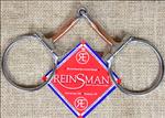REINSMAN OFFSET DEE 3/8 in. SMOOTH COPPER HORSE SNAFFLE BITS DEE RING