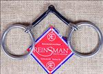 REINSMAN TRADITIONAL LOOSE RING 3/8 INCH SMOOTH SWEET IRON HORSE SNAFFLE BIT