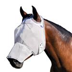 SMALL HORSE/ARAB CRUSADER TACK HORSE GREY FLY MASK LONG NOSE