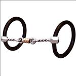 PROFESSIONAL CHOICE THREE PIECE TWIST RING SNAFFLE HORSE MOUTH BIT