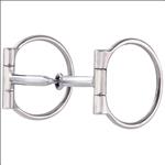 HILASON STAINLESS STEEL OFFSET DEE RING SNAFFLE MOUTH HORSE BIT