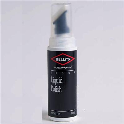 FB-KELP24P004Z-Kellyins Sponge Top Liquid Shoe Polish - Brown