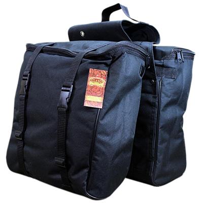 AI-192971-HILASON BLACK WESTERN HORSE TACK CORDURA INSULATED SADDLE BAG