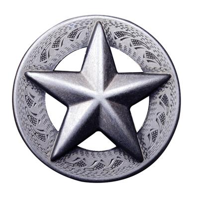 HSCN105-EMBOSSED TEXAS STAR CONCHO SADDLE HEADSTALL TACK BLING COWGIRL