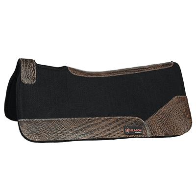 HSFP806-Saddle Pad Dark Tan Print