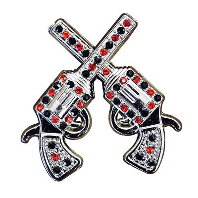 HSCN125-CRYSTAL RHINESTONE BLING CONCHOS CROSS PISTOL SADDLE HEADSTALL TACK COWGIRL