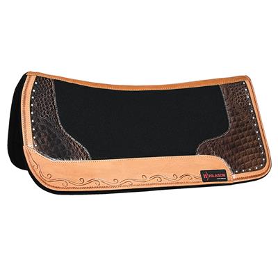 HSFP812-Saddle Pad W- Alligator Print