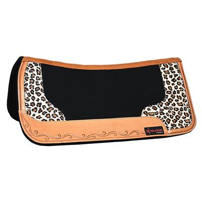 HSFP817-Saddle Pad With Leopard Print