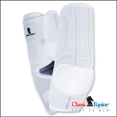 CE-NSB201WH-Classic Equine Neoprene Skid Boots White