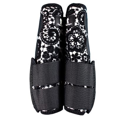 CE-CLS20012L-LACE BLACK CLASSIC EQUINE CLASSIC LEGACY SYSTEM HORSE HIND LEG SPORT BOOT PAIR