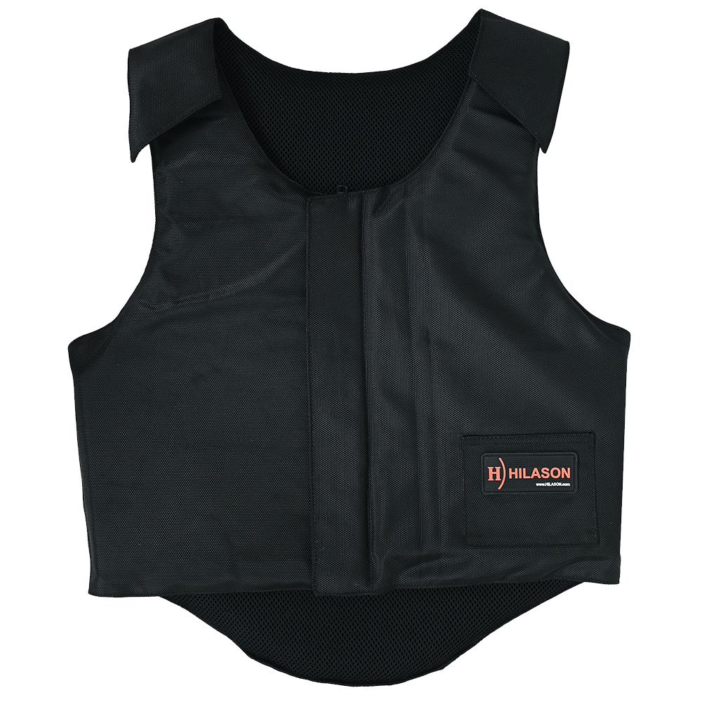 Bull Riding Vest Hilason Black Bull Pro Rodeo Cordura Large U V307