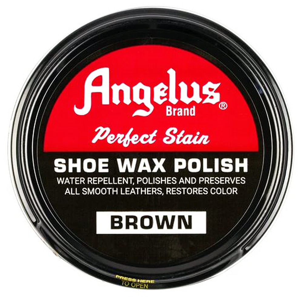 Воск для обуви. Lincoln Stain Wax Brown Shoe Polish купить.