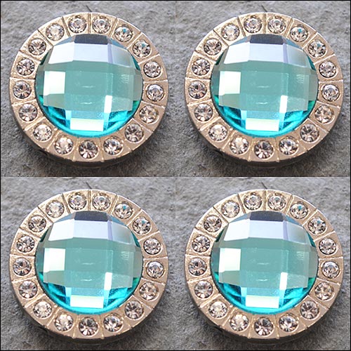 66HS Western Tornillo Trasero Concho Turquesa Cristal Baya Bling Cabezal Vaquera - Imagen 8 de 25