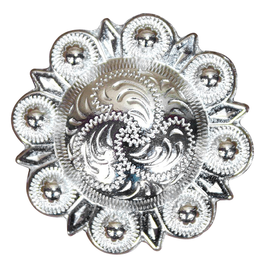 Sillín vaquera 73HS Western Screw Back Concho Nickle Finishberry - Imagen 8 de 37