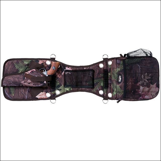 C000 TOUGH1 HORSE SADDLE BAG GEAR CARRIER WITH GUN HOLSTER IN TOUGH