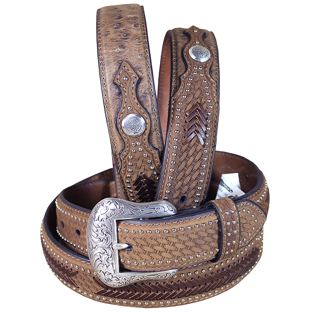 nocona ostrich belt