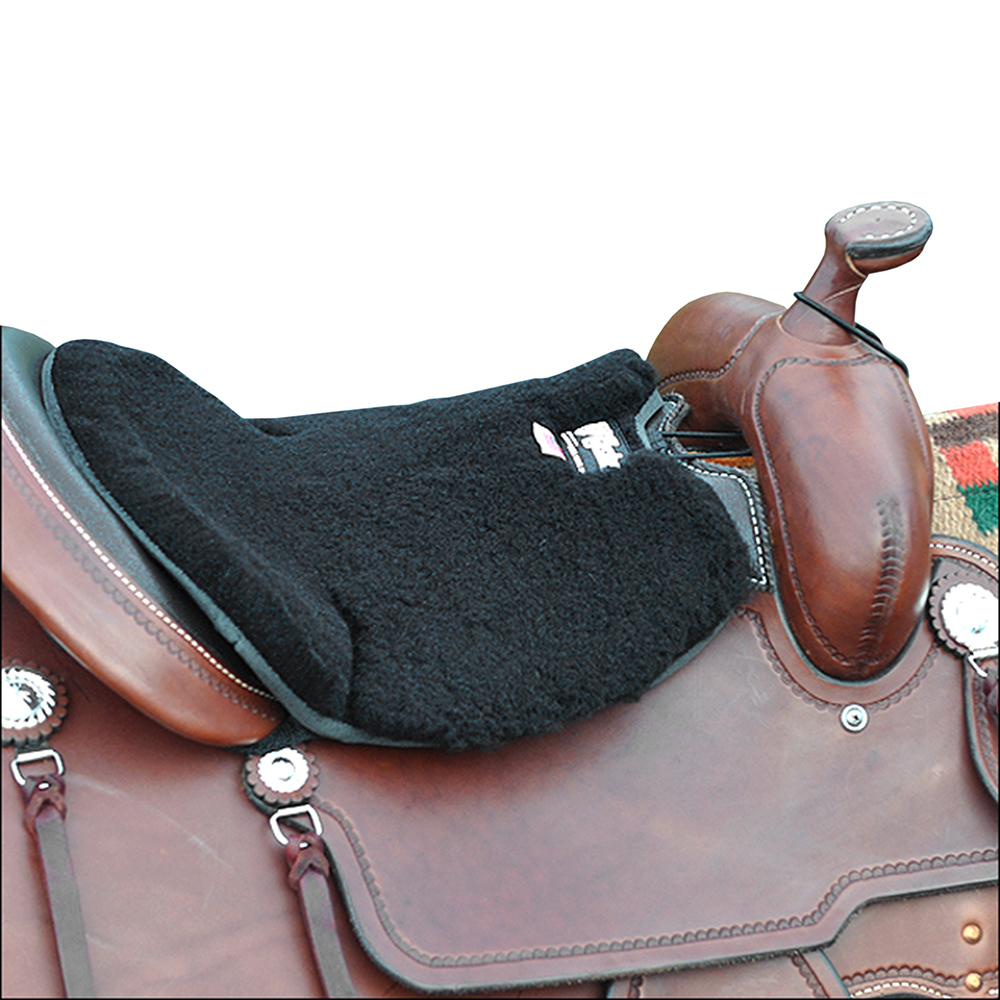 C Bla 12 Classic Equine Western Long Fleece Tush Horse Saddle