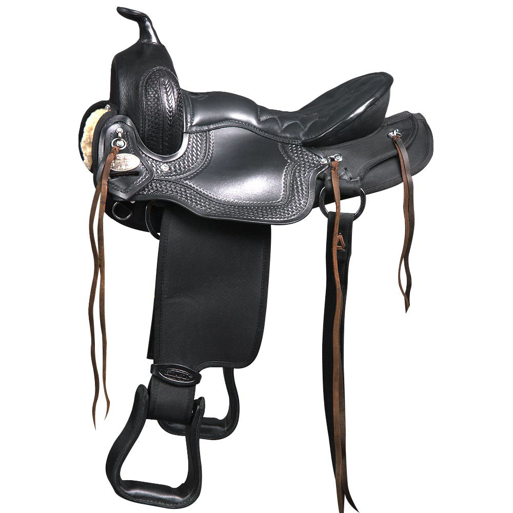 16-hilason-western-gaited-trail-pleasure-endurance-horse-saddle-black