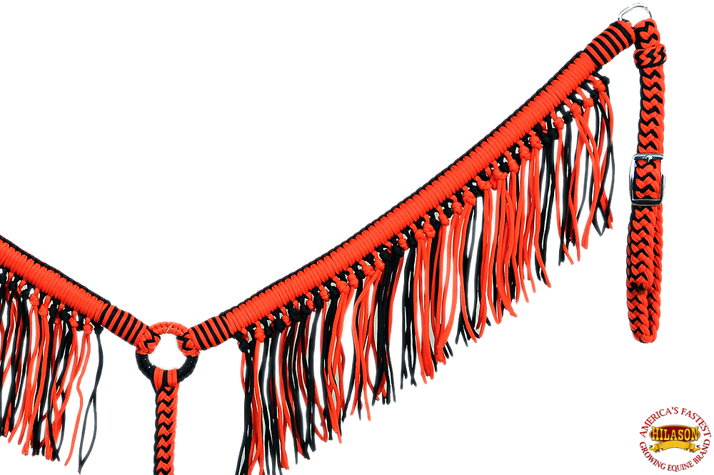 Hilason Horse Breast Collar Flat Braided Paracord – Hilason