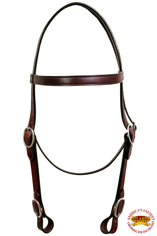 C F Hs Western Horse Headstall Tack Bridle American Leather Draft