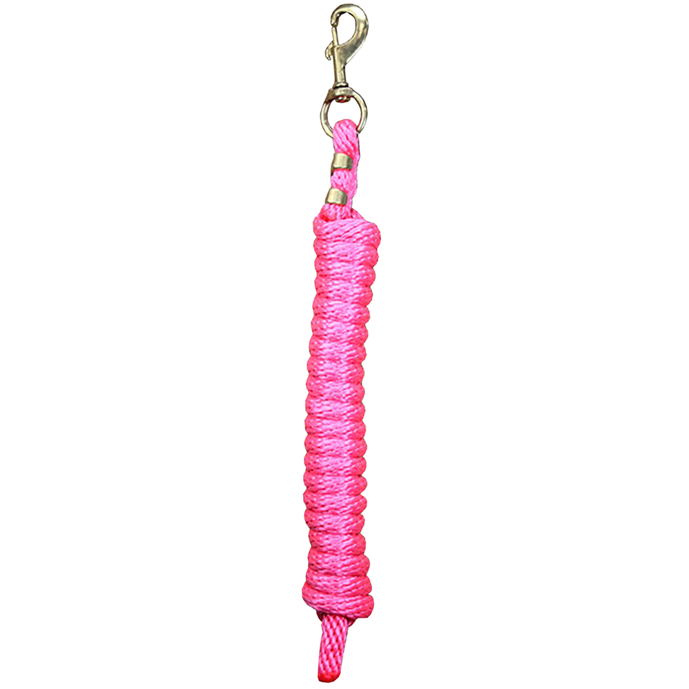 C--S38 Diva Pink Weaver Tack Horse Poly Lead Rope W/ Solid Brass 225 ...